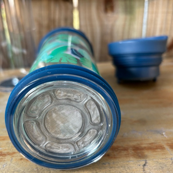 New David’s Tea Leafy Navy Iced Tea Press For Iced Tea On the Go 16oz - Picture 10 of 12